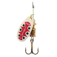 DAM Błystka STANDARD 4 10g Silver Black Dot