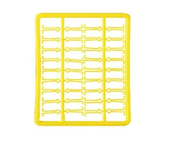 Jaxon Stopery do kulek i pelletu zółte AC-357415C