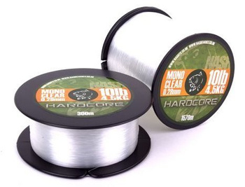 Nash żyłka Hardcore Mono Clear 15lb 0,35mm 300m