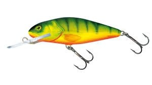 Salmo Wobler Perch Deep Runner 8cm/14g Hot Perch