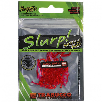 Trabucco Slurp sztuczna ochotka Blood Worm Red 50szt.