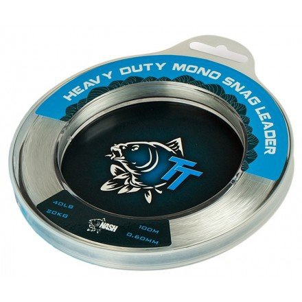 Nash Żyłka Przypon Strzałowy MONO SNAG LEADER 0,60mm 40lb
