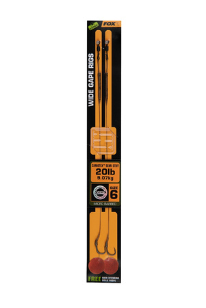 Fox Przypony Wide Gape roz.2 Camotex Semi Stiff