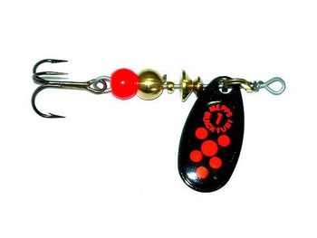 MEPPS Błystka obrotowa Black Fury czarny/czerwone 1/3,5g