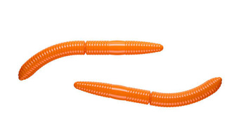 Libra Lures Guma 6,5cm Fatty D'Worm 65 - 011 Hot Orange - bez zapachu