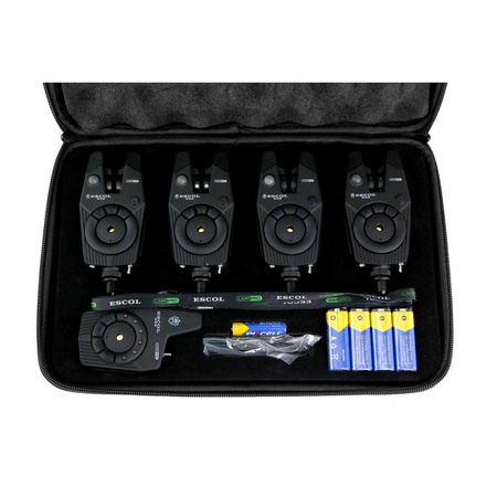 Carp Pro Sygnalizator ESCOL WRS 4+1 SET