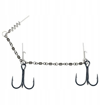 Kamatsu Dozbrojka dwukotwicowa Hyper Strong Stinger Rig 2/0 12,5cm
