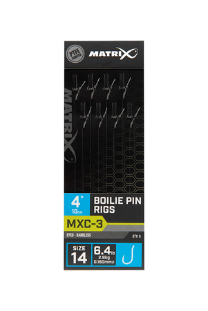 Matrix Przypon MXC-3 4” Boilie Pin Rigs roz. 14 0.180mm 2.9kg