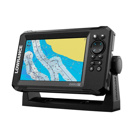 Lowrance Echosonda EAGLE 7 z Przetwornikiem Tripleshot HD Row + Czapeczka Lowrance Gratis