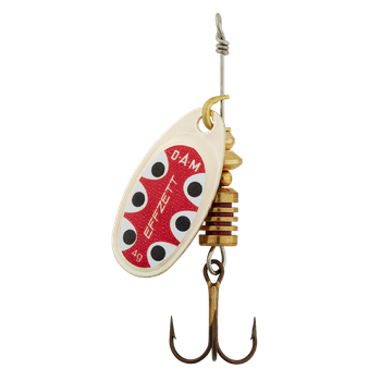 DAM Błystka STANDARD #5 12g Silver Black Dot