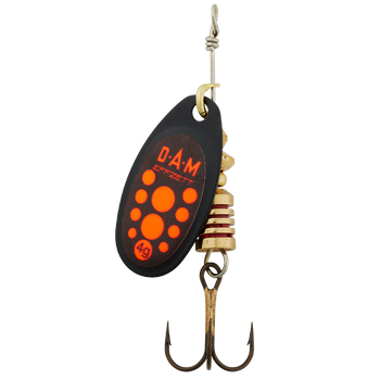 DAM Effzett Błystka Obrotowa STANDARD SPINNER 3 6g Black Red
