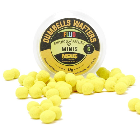 Meus Dumbells Fluo Wafters 6mm Ananas MINIS