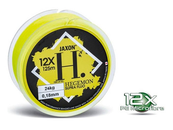 Jaxon Plecionka HEGEMON 12X Supra Fluo 0,12mm 125m