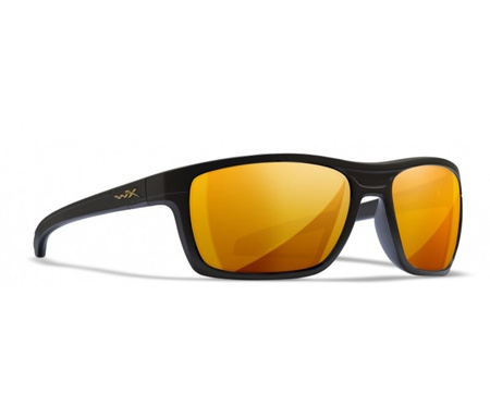 Wiley X Okulary WX KINGPIN Captivate Polarized Bronze Mirror Matte Black Frame ACKNG14