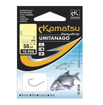 Kamatsu Umitanago Haczyki z Przyponem r.10 10szt