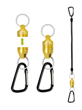 Delphin PWR klips magnetyczny do podbieraka + pasek