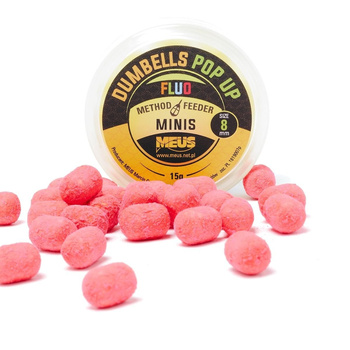Meus Dumbells Fluo Pop-up 8mm Bubble Gum Minis