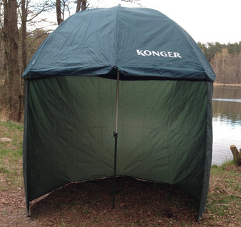 Konger parasol gumowany LUX 250cm z osłoną