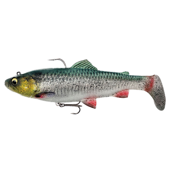 Savage Gear 4D Rattle Shad Trout 12,5cm 35g Green Silver