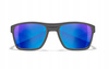Wiley X Okulary WX KINGPIN Captivate Polarized Blue Mirror / Matte Graphite Frame ACKNG19