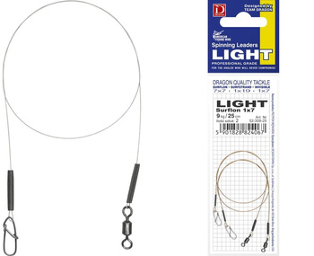 Dragon Przypon LIGHT SURFLON 1x19 3kg 25cm