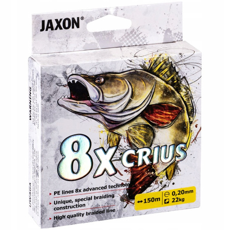 Jaxon Plecionka 8X Crius 0,08mm 150m Fluo