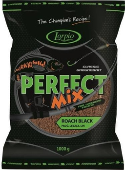 Lorpio Zanęta Perfect Mix 1000g Roach Black