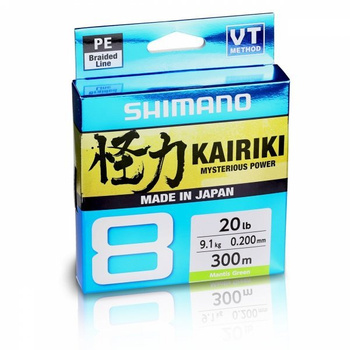 Shimano Plecionka KAIRIKI 0,06mm 150m Mantis Green