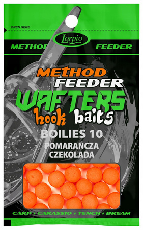 Lorpio Kulki przynętowe Wafters 10mm Pomarańcza - Czekolada 15g