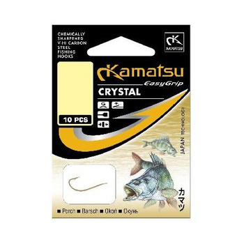 Kamatsu Crystal Okoń Haczyki z Przyponem r.10 10szt