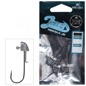 MIKADO Główka JAWS trójkątna JIG BN 4/0 6g 3szt