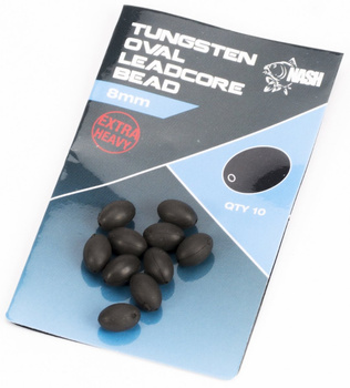 Nash TUNGSTEN LEADCORE OVAL BEAD 8mm