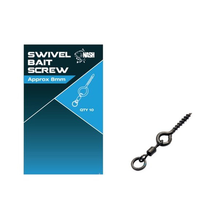 Nash Swivel Bait Screw Wkrętki do kulek 8mm