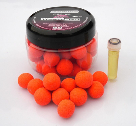 Warmuz Baits Kulki Pop Up Truskawka Krem 15mm