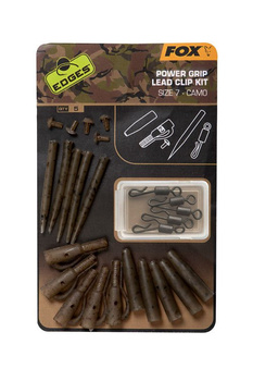 FOX Edges POWER GRIP LEAD CLIP roz. 7 Camo