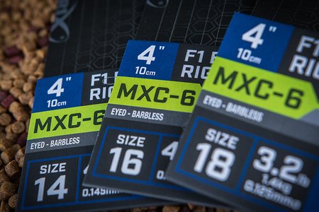 Matrix Przypon MXC-6 4” F1 Band Rigs roz. 16 0.145mm 1.9kg