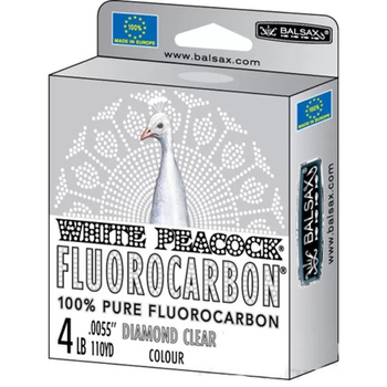 Balsax Fluorocarbon White Peacock 0,25mm 50m Diamond Clear
