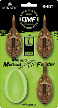 Mikado Zestaw Method Feeder Shot Q.M.F. SYSTEM L 3x50g