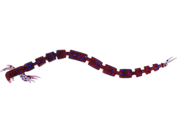 Westin BloodTeez Worm 7,5cm 1g Indigo UV Red 6szt.
