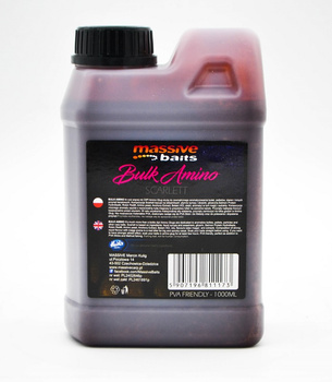 Massive Baits Dip Bulk Amino Scarlett 1000ml