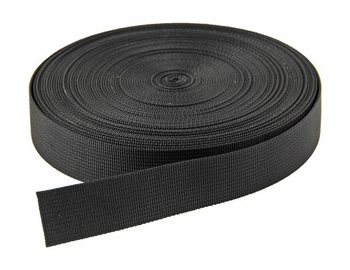 Lanex Pas Balastowy, Taśma PPV Relingowa, Kotwiczna 50mm 5cm - Czarny