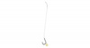 Mikado PRZYPON METHOD FEEDER z Gumką Hak z zadziorem nr 10 Żyłka: 0.23mm 10cm
