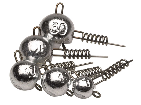 Kinetic Wkrętka Główka z Wkrętką Wkrętka Jighead Screw 7g 4szt. Zinc