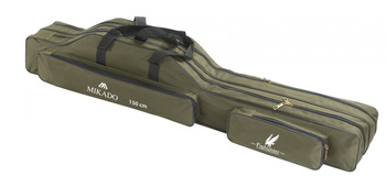 Mikado Pokrowiec na wędki 2 komory 120cm zielony