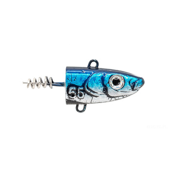 FishB Główka Vertical Pelagic Jig Head 65g Blue Wkrętka