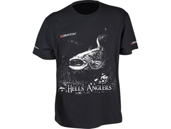 Dragon Koszulka T-shirt HELLS ANGLERS Sum Czarna XXL