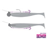 Delphin Przypon Twist RIGS Wolfram 6cm rozm. 6 BOMB 3szt.
