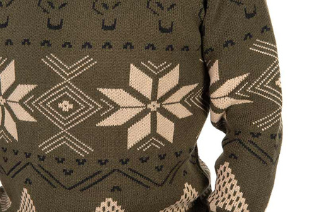 FOX Sweter Świąteczny Festive Jumper S