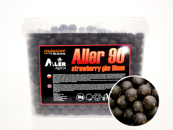 Massive Baits Aller 90 Kulki Zanętowe Strawberry GLM 18mm 5kg Wiaderko