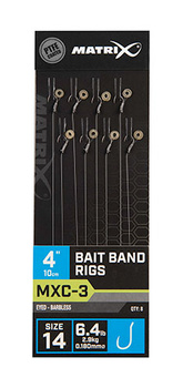 Matrix Przypon MXC-3 4” Bait Band Rigs roz. 14 0.180mm 2.9kg